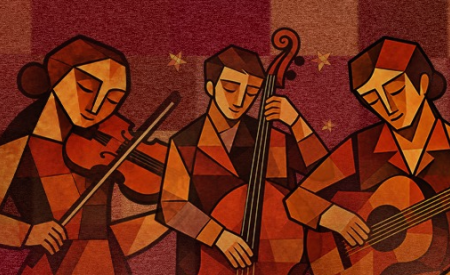 Violinist artwork
