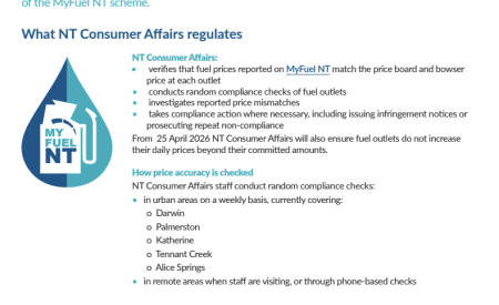 NT Consumer Affairs  |  Fuel Pricing