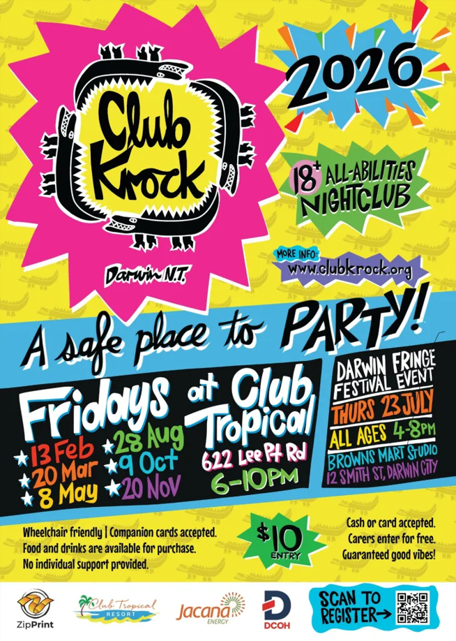 Club Krock 2026 poster